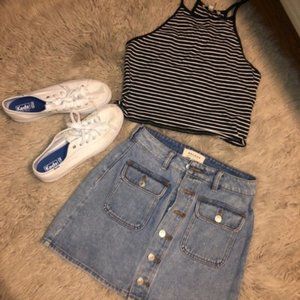 PacSun Jean Skirt